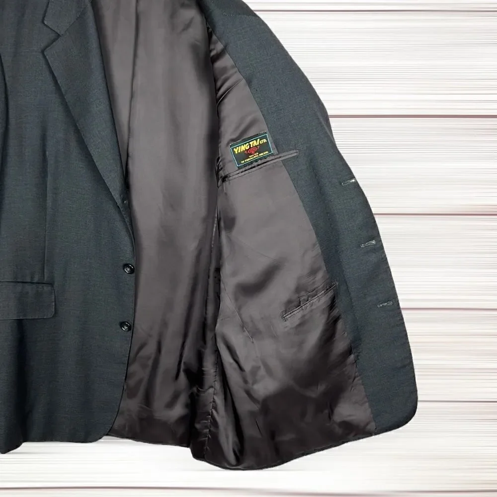 YING & TAI & ERMENEGILDO ZEGNA Wool Suit Jacket Suit Coat
